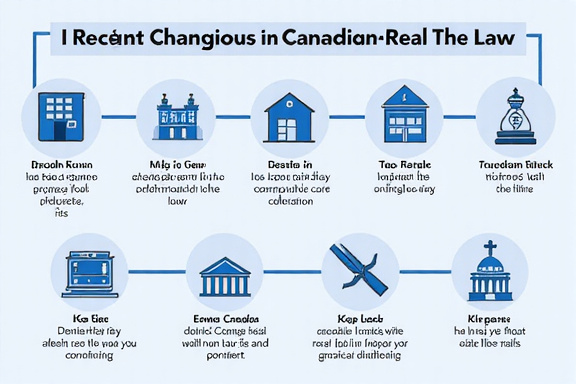 Canadian real estate law changes infographic
